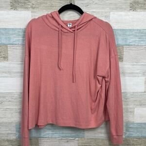 OLD NAVY Soft Stretchy Hoodie Sweater Pink Womens XS
